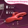 Rabbit Tapping Vibrator G-Spot Patting for Women 3 In 1 Clitoris Clit Stimulator Powerful 21 Modes Sex Toy Female Goods Adults