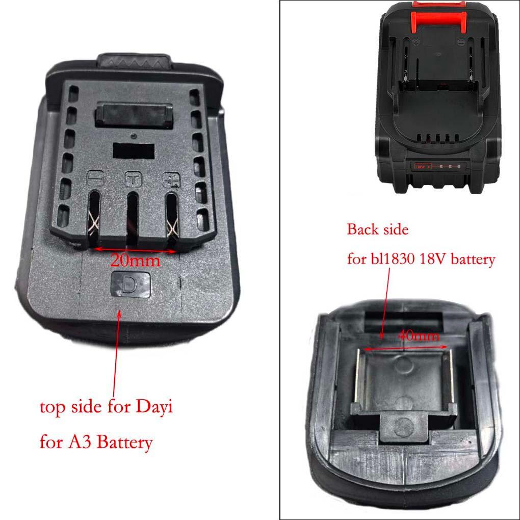 Approx. 95x74x33mm BL1830 BL1840 Battery Adapter Converter 18V Easy To Install