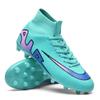 A 2025 high-top football shoe AG long nail TF broken nail youth male student training competition sports shoes