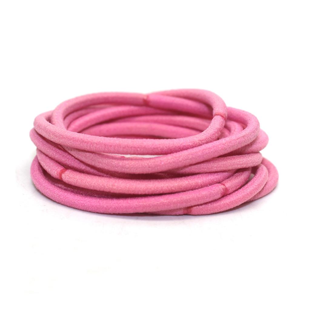 

10 Pieces Mixed Hair Bands Stretchy Adjustable Decorative High Elasticity Protective Ponytail Holder Girls Kids Accessories