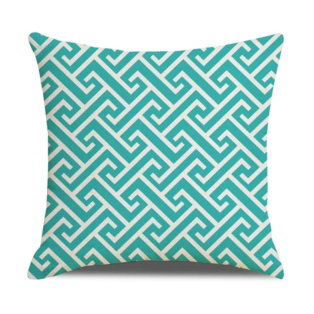 Nordic Geometric Throw Pillow Cover With Short Plush Print Living Room Sofa Decoration Cushion Cover Pillow Covers Decorative