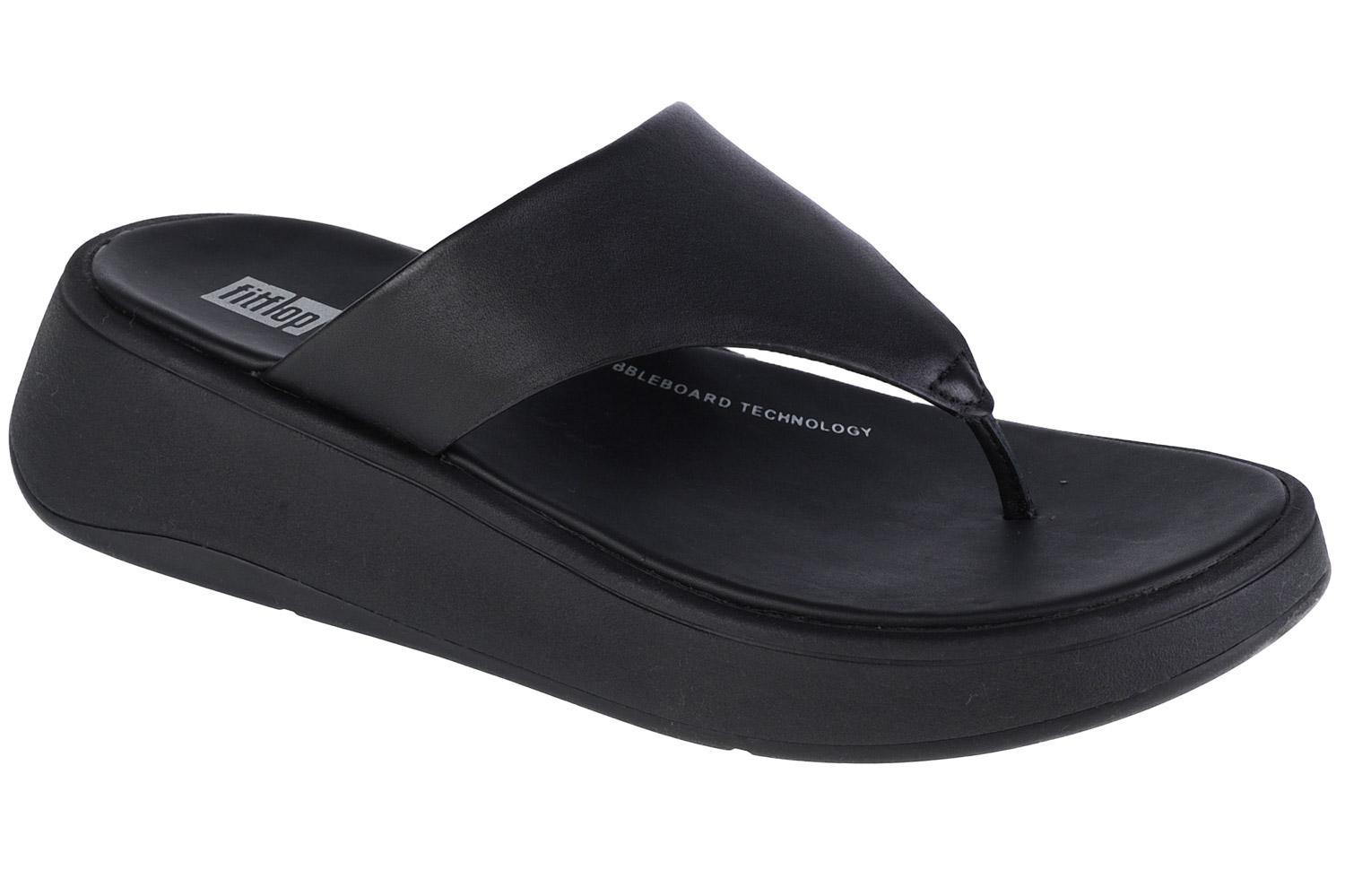 FitFlop F-Mode, Tongs noires femme