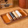 Genuine Cowhide Leather Desktop Tray for Jewelry and Keys