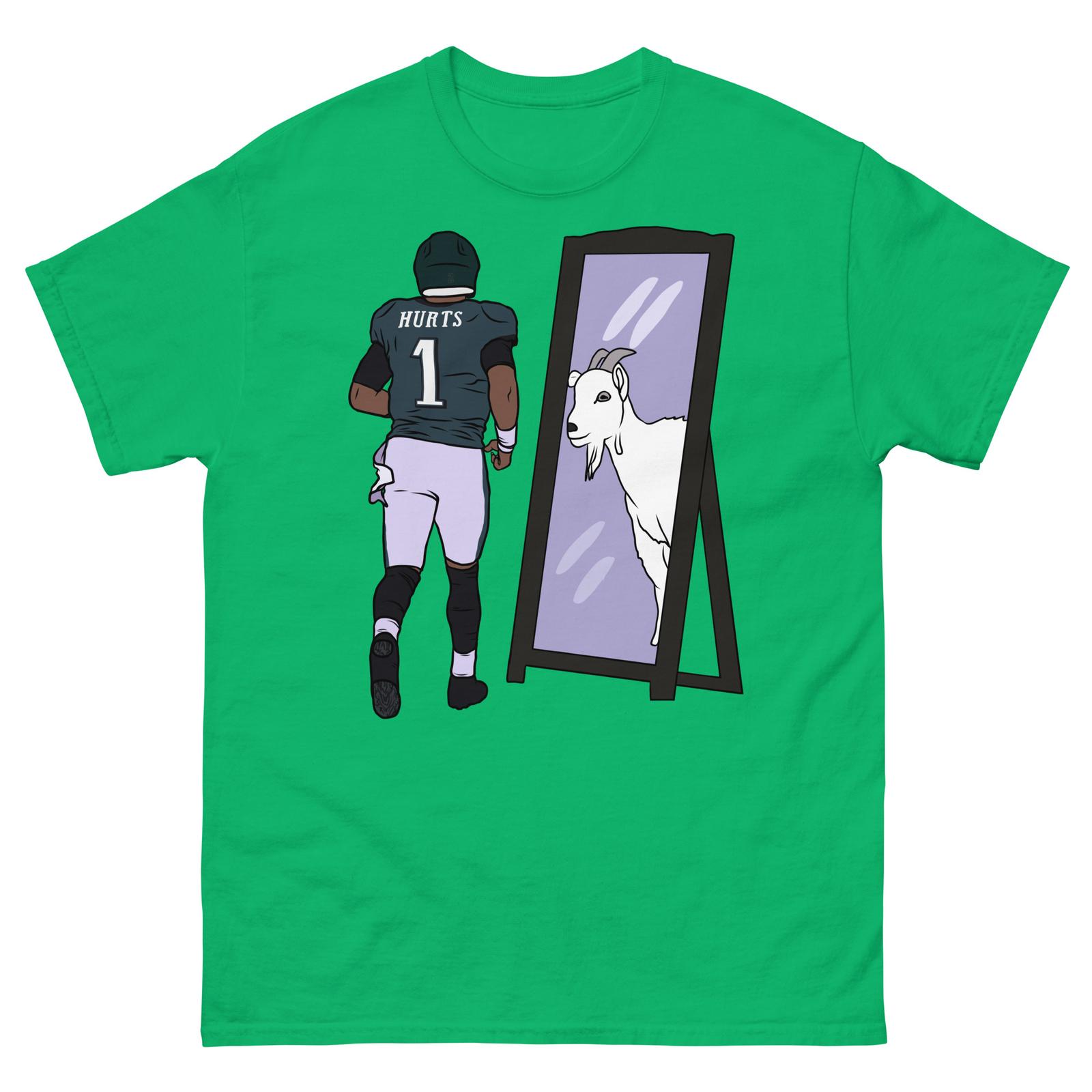 Jalen Hurts Mirror GOAT T-shirt L
