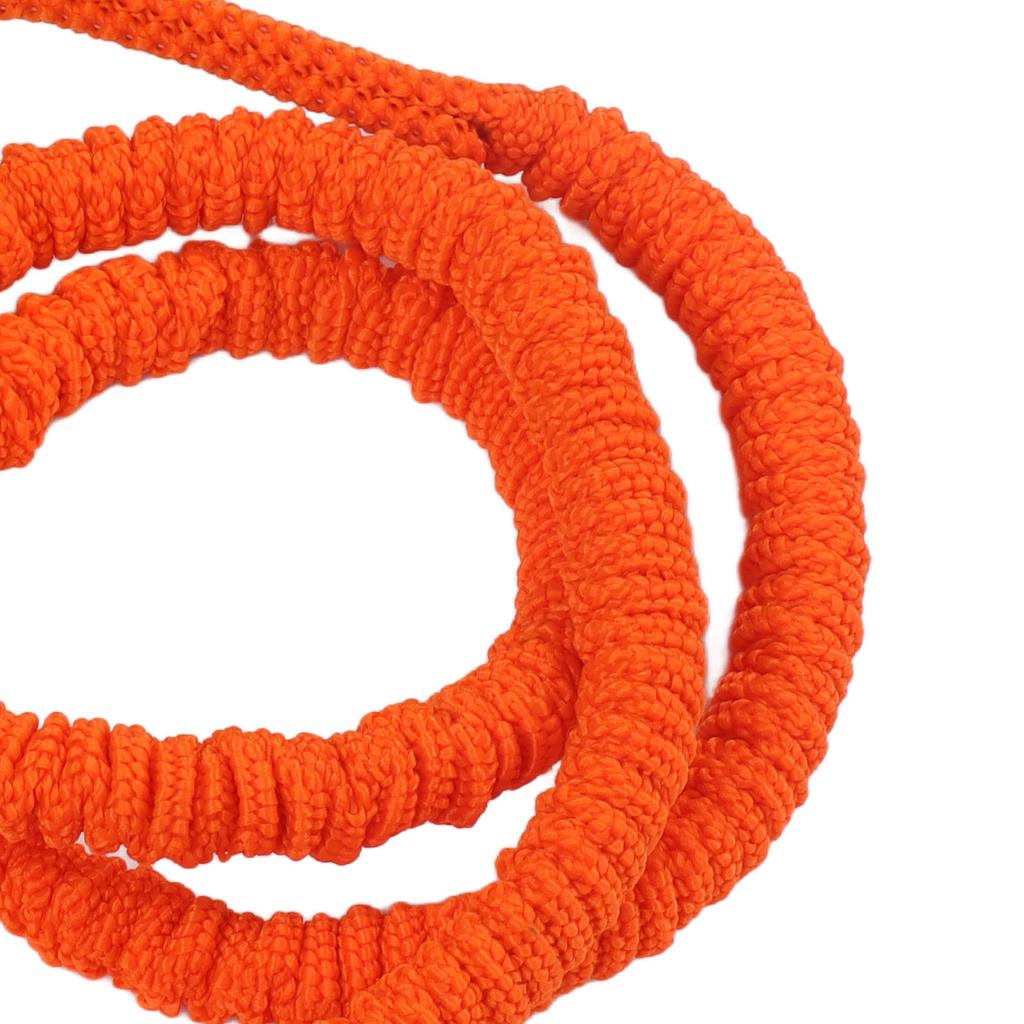2pcs Kayak Paddle Leashes Stretchable Safety Canoe Paddle Leash Kayak Accessories with Belt Buckle and Hook Orange