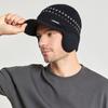 Coldproof Ear Protection Wool Cap Earflap Pullover Hat Soft Knitted Benines  Unisex