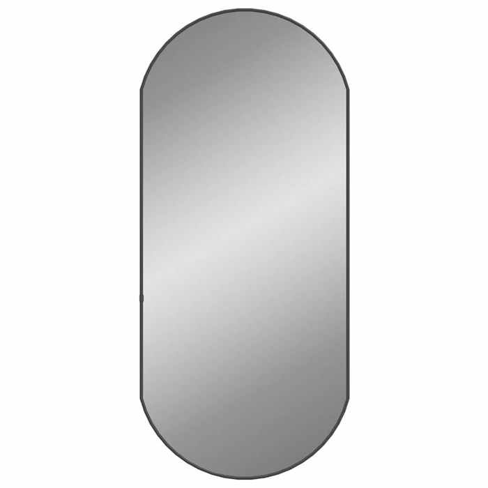 VidaXL Miroir Mural Miroir de Maquillage Coiffeuse Cosmétique Décoration de Salle de Bain Toilette Salon Intérieur Noir 348207