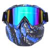 Miling Retro Motorcycle Helmet Goggles Mask