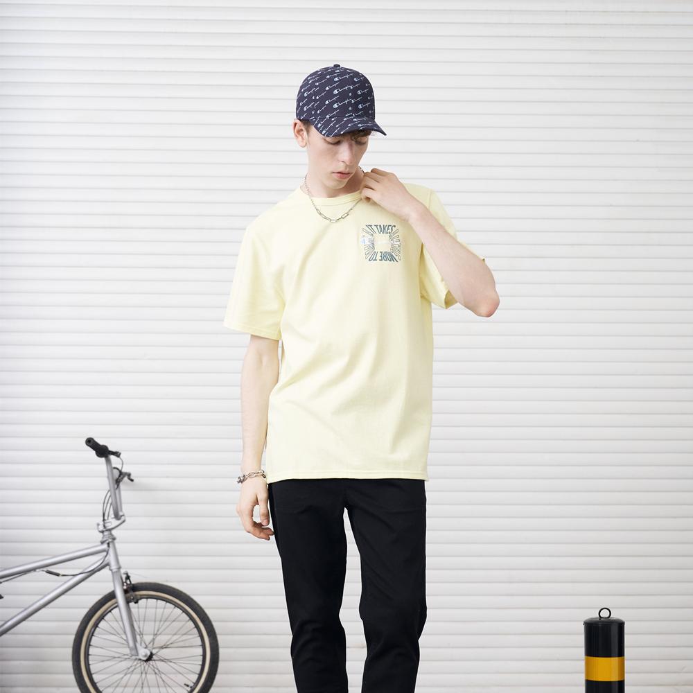 Champion Crew Neck Fitted Straight Fit Short Sleeved T Shirt US Version Unisex UM-TTS02