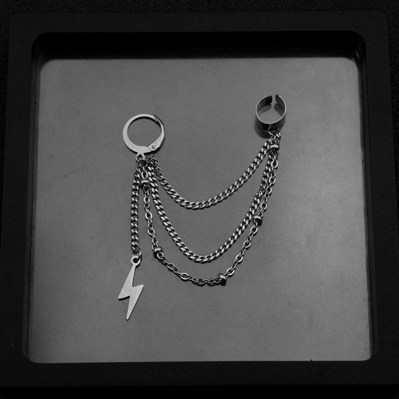 

Мужские серьги-клипсы из нержавеющей стали для ушей - персонализированный модный аксессуар