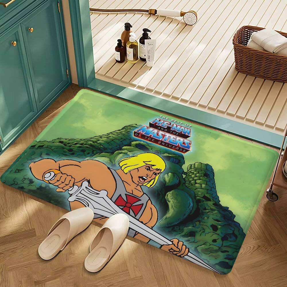 He Man Masters Of Universe Hallway Carpet Non-Slip Laundry Room Mat Laundry Decor Balcony Child Living Room Toilet Rug