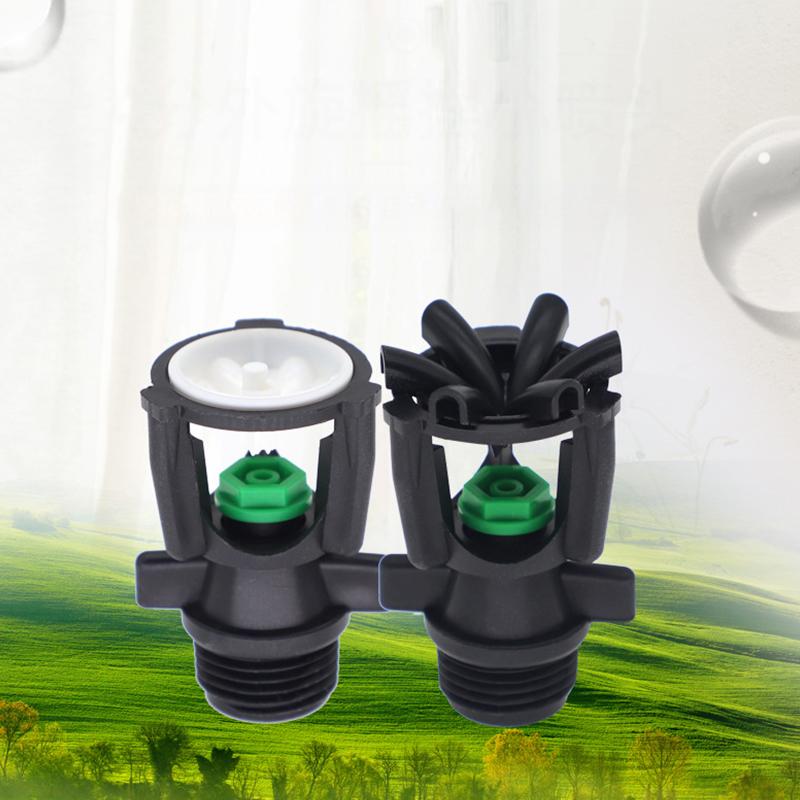 1/2" Male Thread Rotating Sprinklers Irrigation Water Spray Sprinkler Lawn 360Degree Rotary Watering Nozzles Garden Watering System