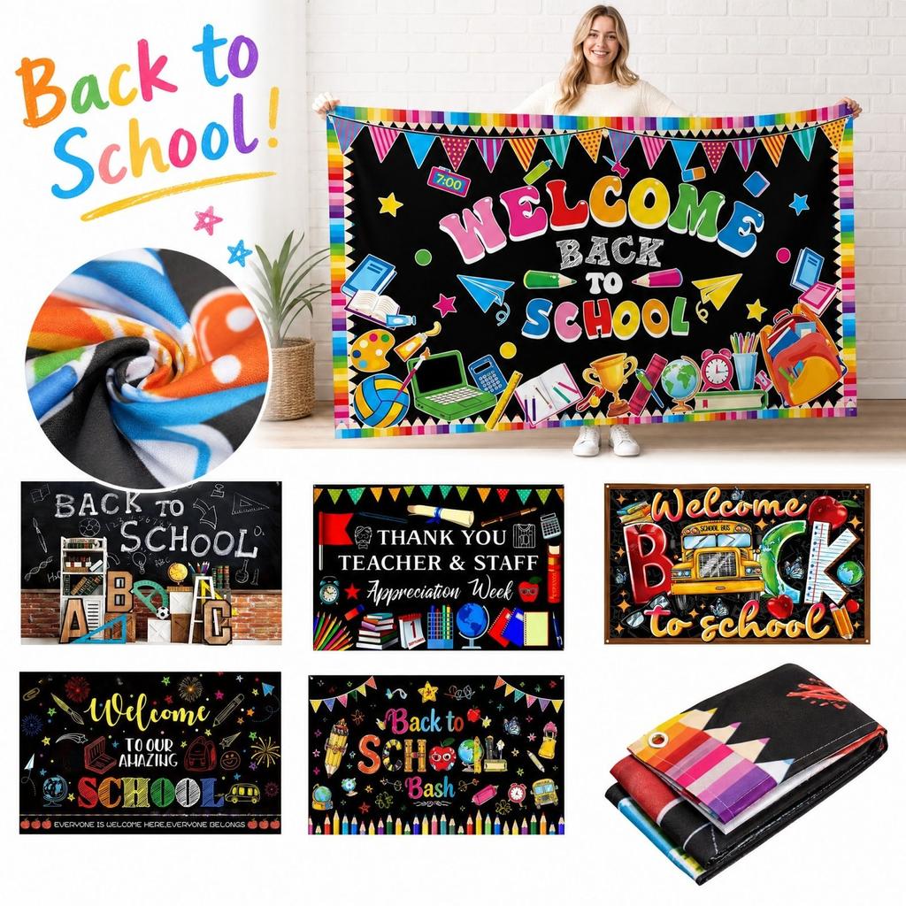 Back to School Photo Background for Decorations