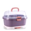 With Cover Nursing Bottle Storage Box Dustproof Baby Bottle Organizer  Outdoor Travel