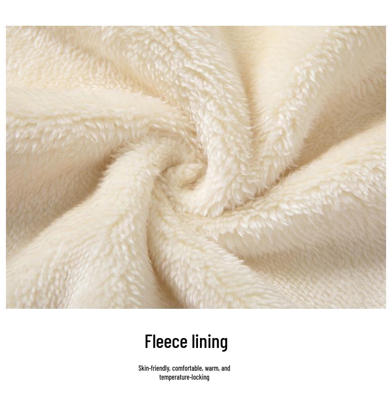Couple's Plus Velvet Thickened Sherpa Fleece Jacket - Warm, Woolen, Coral Fleece Coat for Men & Women