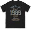 Vintage Born In 1989 T-Shirt. Birthday Gift. Well Aged Original Parts T Shirt