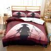 Japanese Samurai Bedding Set Soft Duvet Cover Set Men Teen Bedroom Single Double King Size Duvet Cover Pillowcase Boy Gift