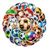 50 World Cup Cartoon Football Stickers - Creative DIY Decoration for Journals, Notebooks, Computers, and More
