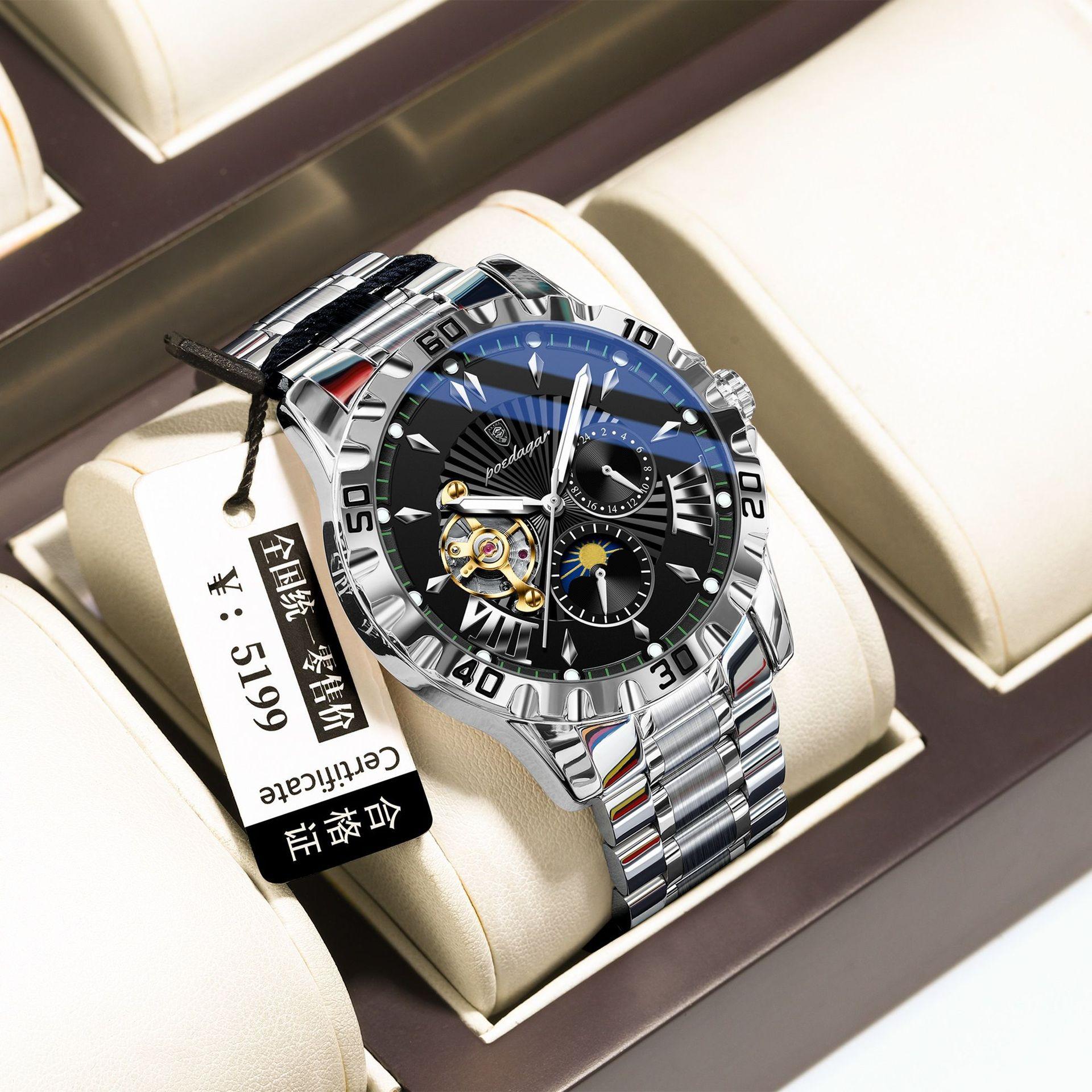 Men S Fully Automatic Mechanical Multifunctional Men S Watch Watch