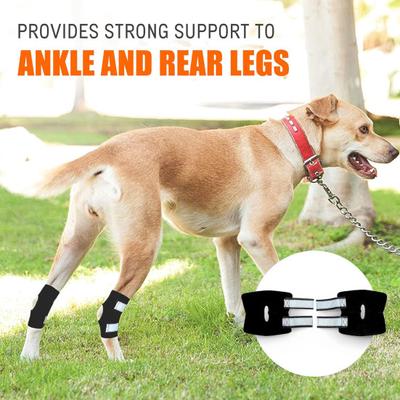 Dog Canine Rear Leg Hock Joint Brace Compression Wrap Dog Leg Sleeve for ACL CCL Injury Sprain Protection Arthritis Relief