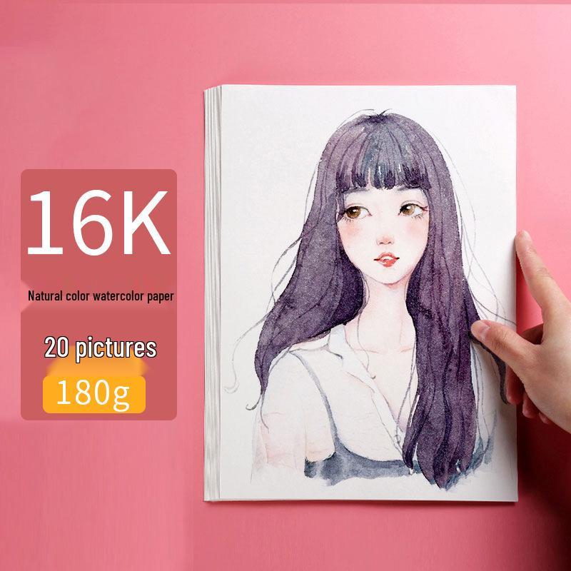 Colección de Libros de Boceto 8K, Gouache 4K, Acuarela Octavo 16K y Papel Grueso para Dibujo