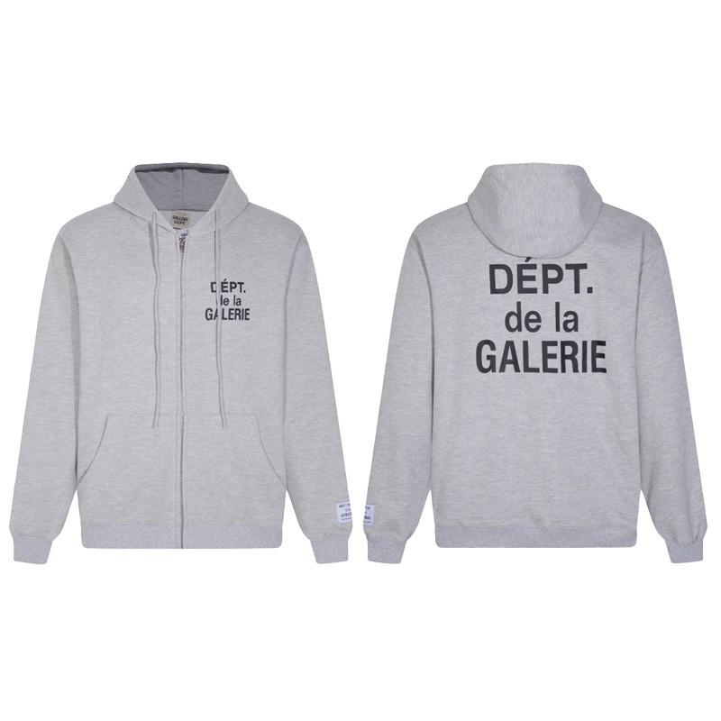 GALLERY DEPT Hoodie Men Women Oversized Cotton Fleece Pullover Sweatshirt Streetwear Loose Fit Long Sleeve