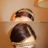 Captivating New Lady Bow Studded Women Rock Metal Gift Hair Clips Hair Band Headband Rivets