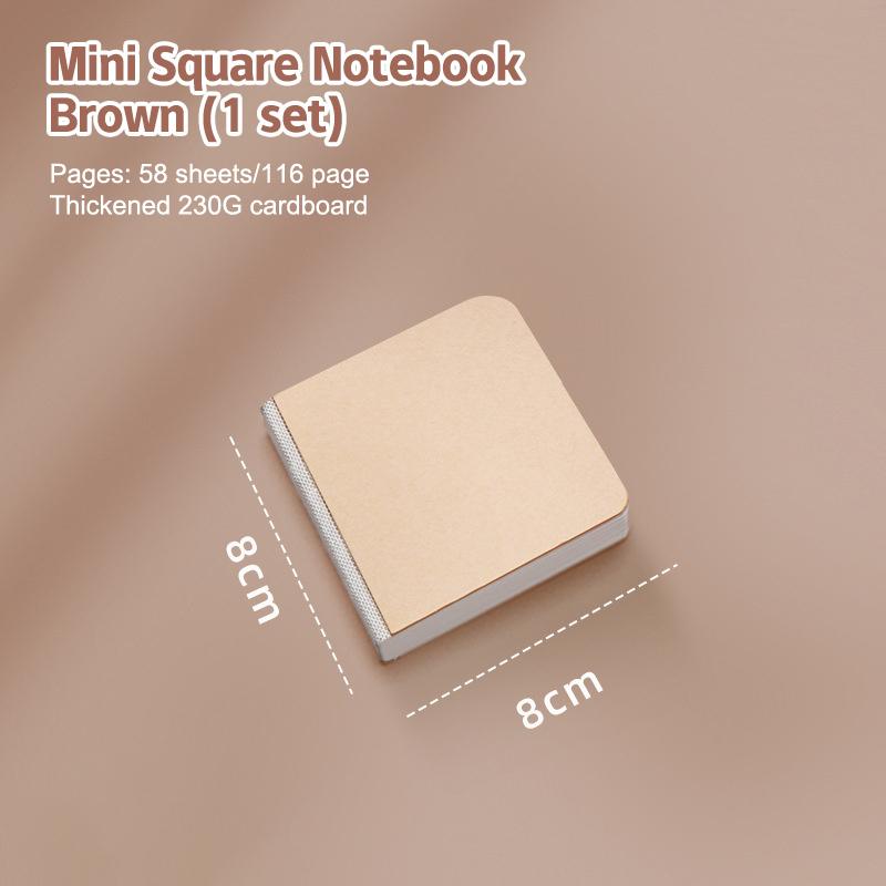 Mini Painting Book Thick Paper Pocket Watercolor Sketchbook Marker Painting Paper Art Supplies Portable Simple Sketchbook
