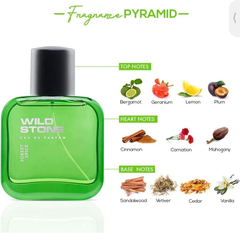 Wild Stone Forest Spice Prémiový parfum pre mužov, 50 ml| Parfumovaná voda|Sprej s dlhotrvajúcou vôňou pre mužov|Luxusná parfumovaná voda