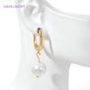 18K Gold Plated Shvenzy Earwires Fasteners,Brass Earring Fixtures,Earring Hooks Clasps Accessories,DIY Earring Making Supplies