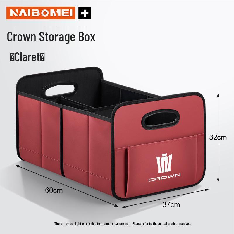 Organizér do kufru auta a dekorativní úložný box pro Crown, Land Cruiser, Vellfire