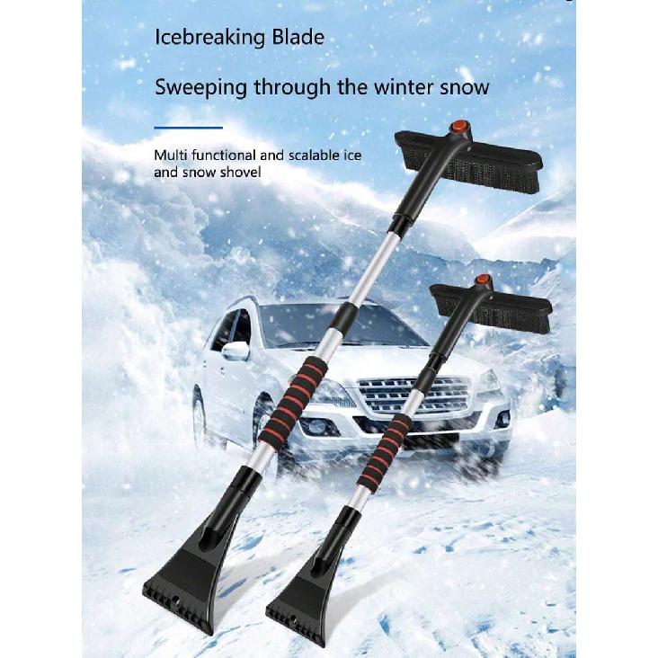 1pc Car Snow Shovel, Detachable Multi-Function Snow Brush, Ice Scraper, Winter Snow Removal Tool