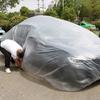 SUV Car Cover Waterproof All Weather for Automobiles Disposable Outdoor Full Car Cover Sun Protections Cover