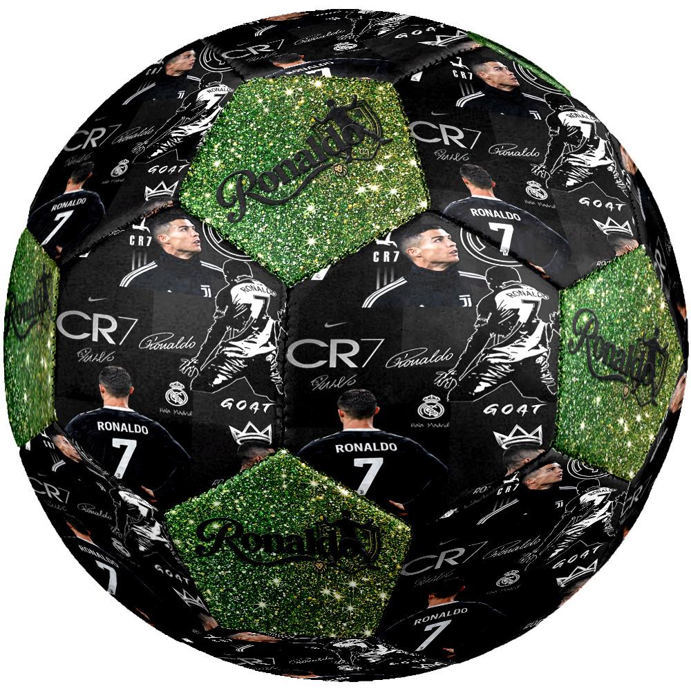 Ronaldo's Soccer Celebration Soccer Ball Size 5 Football Machine Sewn Indoor/Outdoor Universal Football Soccer Accessory