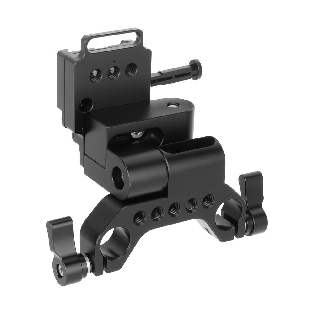 HDRIG V-Lock Female Adapter with 15mm Dual Hole Clamp for V-Mount Battery (Model 3842)