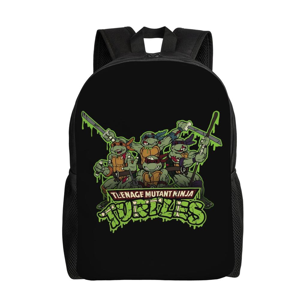 Custom Ninjas Turtles Backpacks Men Women Casual Bookbag for School College Superhero Bags