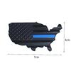 3D Aluminum USA Flag Emblem Badge Logo Car Sticker American Map Waterproof Decal for Car Body Window Motorcycle Home Decoration