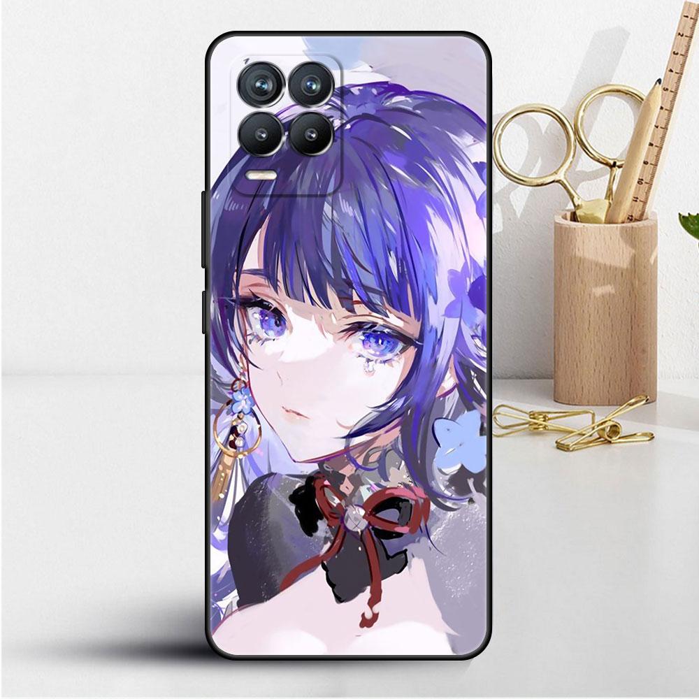 Genshin Impact Case For Realme 8 C21y GT Neo 2 3 8i C21 7 C11 6 C12 C35 C3 GT 9 Pro C12 Silicone TPU Phone Cover