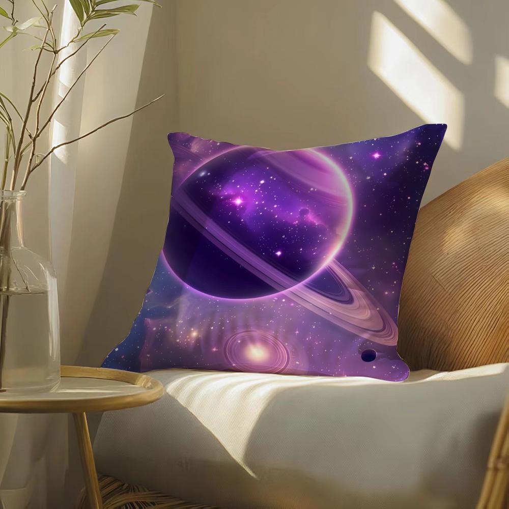 Beautiful Planets And Universe Lovers Pillow Case Pattern Printed Pillowcase for Living Room Sofa Cushion Cover  Bedroom Decor
