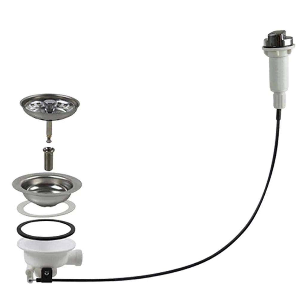 Cable Control Sink Strainer Cable Controller As Shown Sewer Filter Effective Filtration System Long-lasting Performance