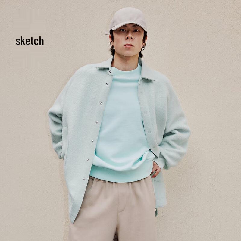 

CROQUIS Men s Stylish Loose Knit Jacket M