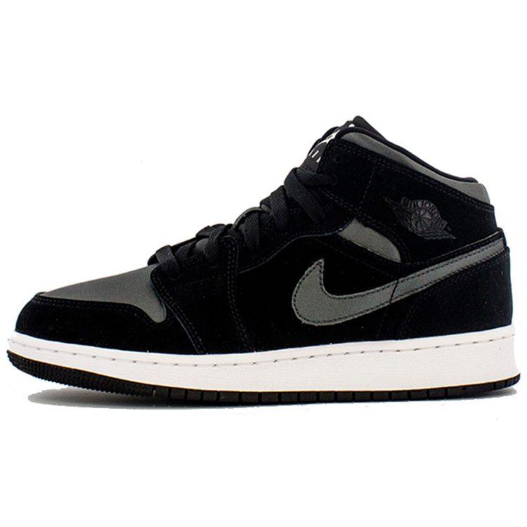 Air Jordan 1 Mid SE 'Black Anthracite' GS BQ6931-012