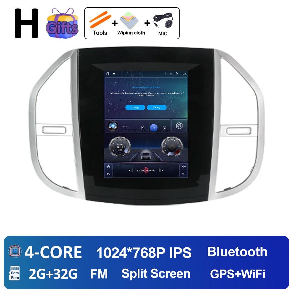 

Android 14 Мультимедийный Видео Радио Плеер Для Mercedes Benz Vito 3 2014 2015 2016 2017 2018 2019 2020 Встроенный GPS WiFi Вид Заднего Вида