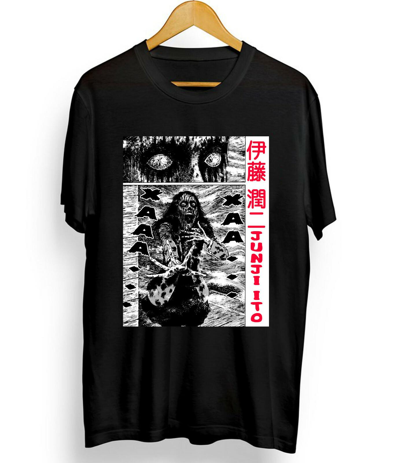 new Tomie Junji Ito Horror Tee, Junji Ito Uzumaki Title T-Shirt,Horror Manga Unisex T-Shirt M