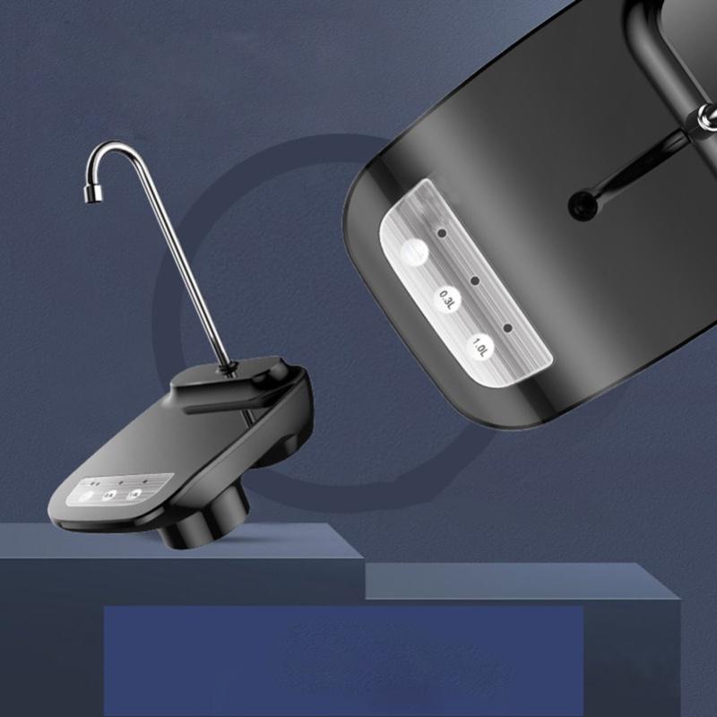 Electric Bottled Water Dispenser Home Multifunctional Electric Drinking Water Pump Black