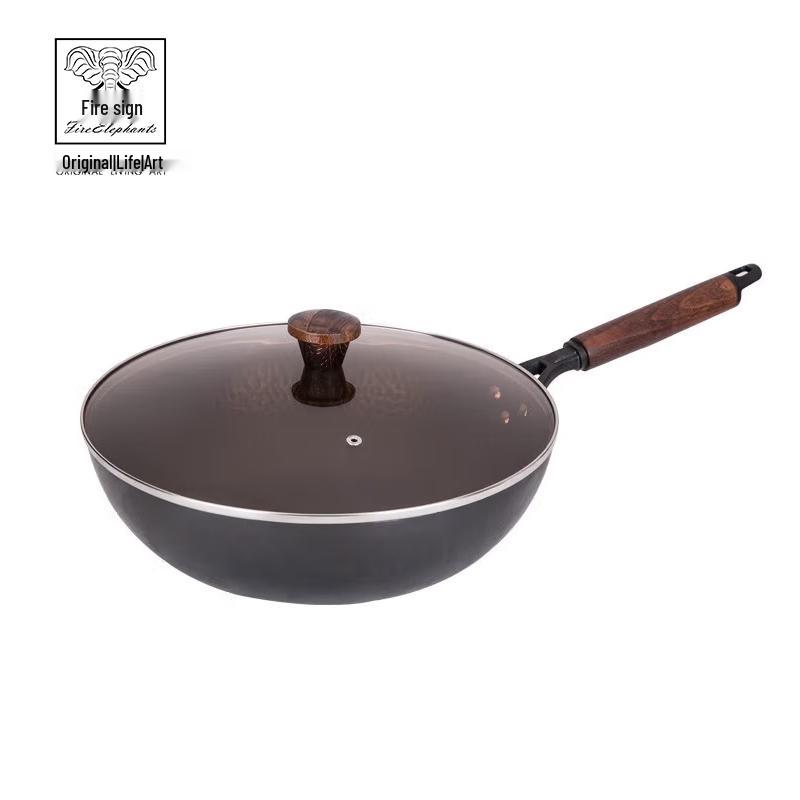 Huoxiang Handmade Ancient Method Health Pot 32cm Two-Piece Set