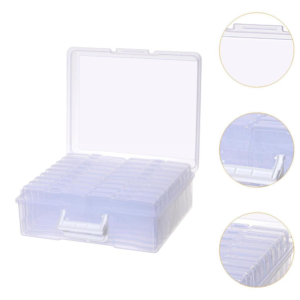 And Compartmentalized Card Storage Box with 18 Individual Interior Compartments.