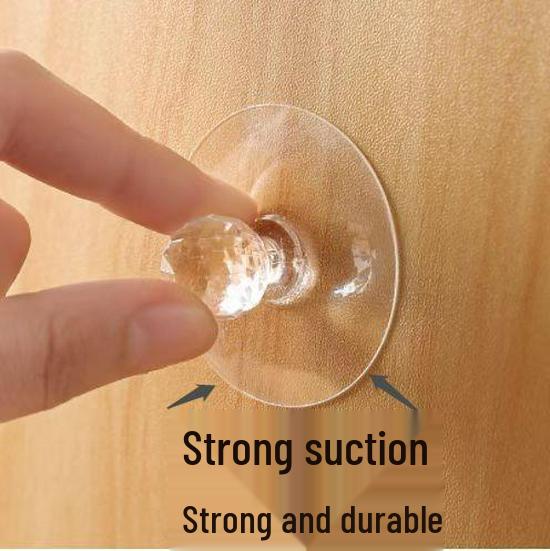 Self-Adhesive Suction Cup Handle for Doors and Drawers