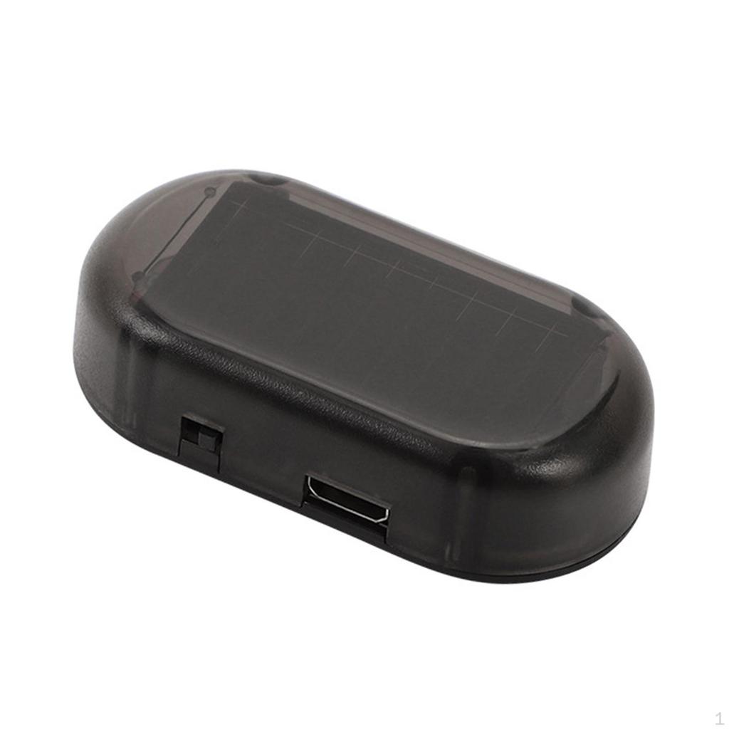 Car Solar Power Simulated Dummy Alarm LED Flashing Security Lamp, Sturdy, Strobe Decorative Light
