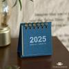 2025 Mini MUJI-Style Retro Desk Calendar | Punch Card & Lunar Features | Desktop Decoration & Ornaments